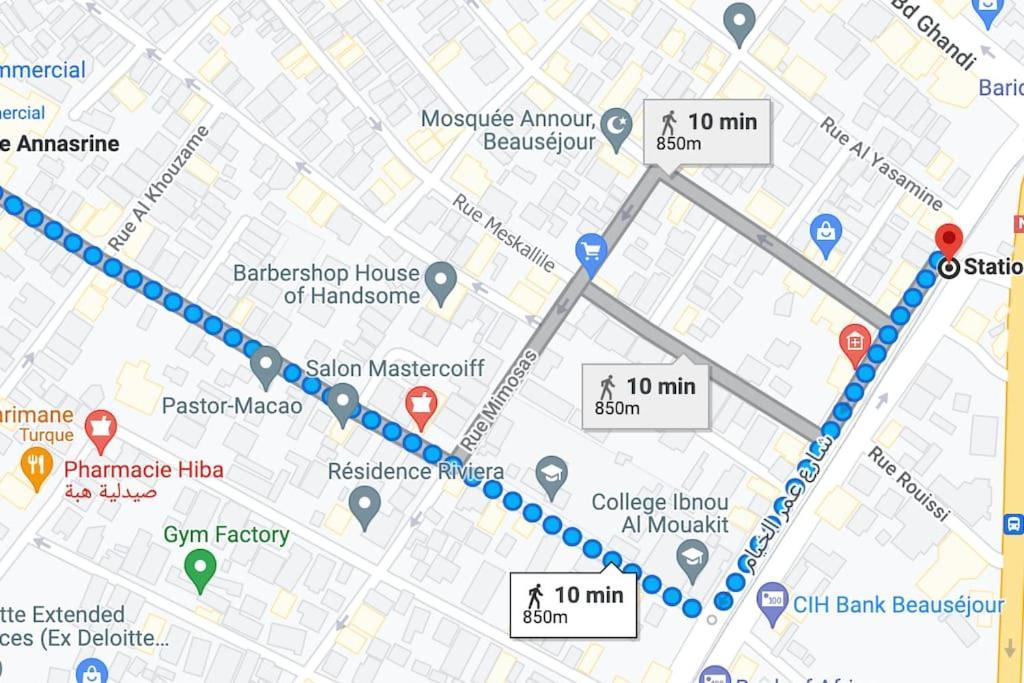 Apartamento A 2 Minutes De Casa Finance City, Avec 2 *